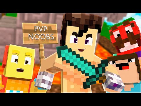 MY BEST GAME WITH THE NOOBS (MINECRAFT PVP)