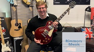 Video thumbnail for Epiphone Les Paul Standard Plustop PRO Guitar Wine Red | Used | Bolton Store - Demonstration by Rimmers Music
