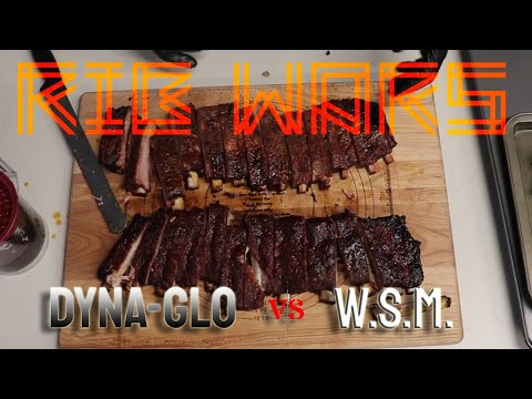 Rib Wars - Spare Me! Dyna-Glo Offset Smoker vs Weber Smokey Mountain