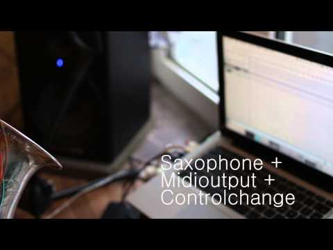 Testrun Saxophone Teensyduino-Controller