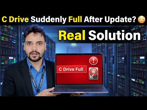 Pro IT Engineer Skill! 🚀 C Drive Suddenly Full After Update? 😳 Real Solution