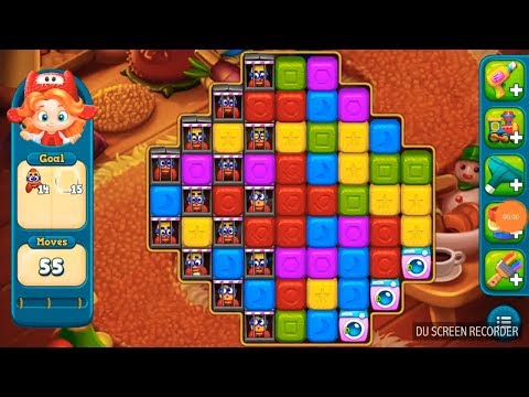 Toy blast level 539 obstacles: 14 red guys and 15 bubbles