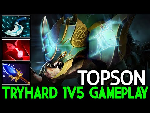 TOPSON [Primal Beast] Top Pro Mid Laner Tryhard 1v5 Gameplay Dota 2