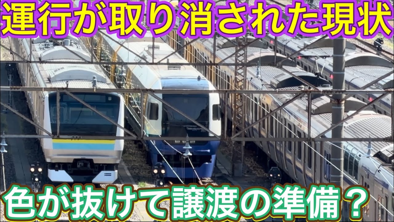 臨時でいきなり使用が出来なくなった特急型に何が？！とても早く進んだ作業の内容が明らかに