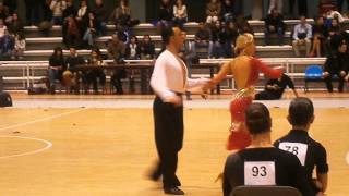 BAILE DE SALON.Competicion en Pontevedra 2013 Manuel Trillo &amp; Anastasia Zhitova