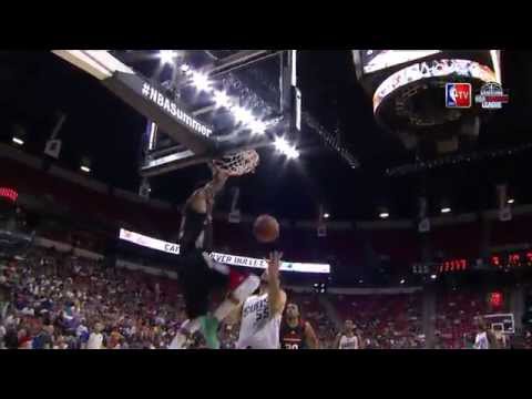 Vander Blue Wide Open for the Alley Oop Slam!