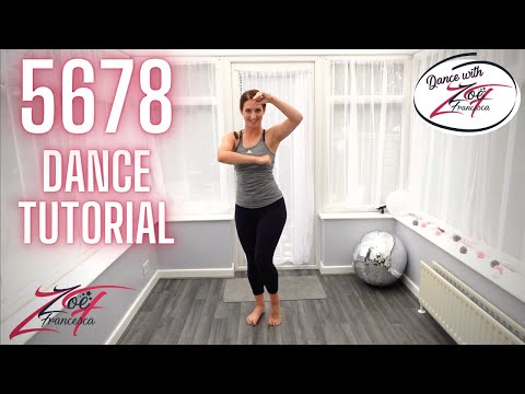 5678 DANCE tutorial (Steps) | Dance with Zoe Francesca