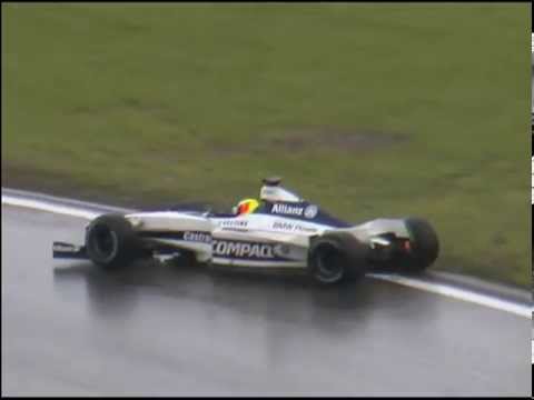 Crash between R. Schumacher, Irvine and Verstappen, European Grand Prix 2000