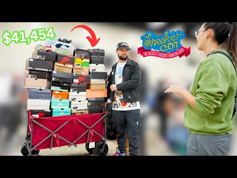 CASHING OUT 40K IN 30 MINUTES AT SNEAKER CON SAN ANTONIO