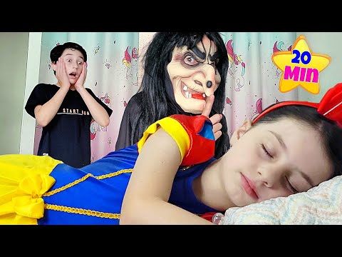 Baby Sister in an enchanted story of the Evil Witch | Mimi Julinha