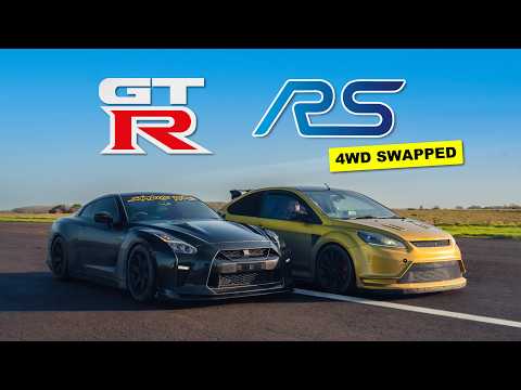 HE CREATED A MONSTER - 4WD FOCUS RS vs STAGE 4 R35 GTR