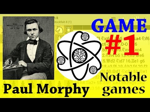 Paul Morphy Games #1 | Paul Morphy vs Charles Le Carpentier Chess Game