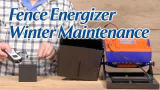 Fence Energizer Winter Maintenance
