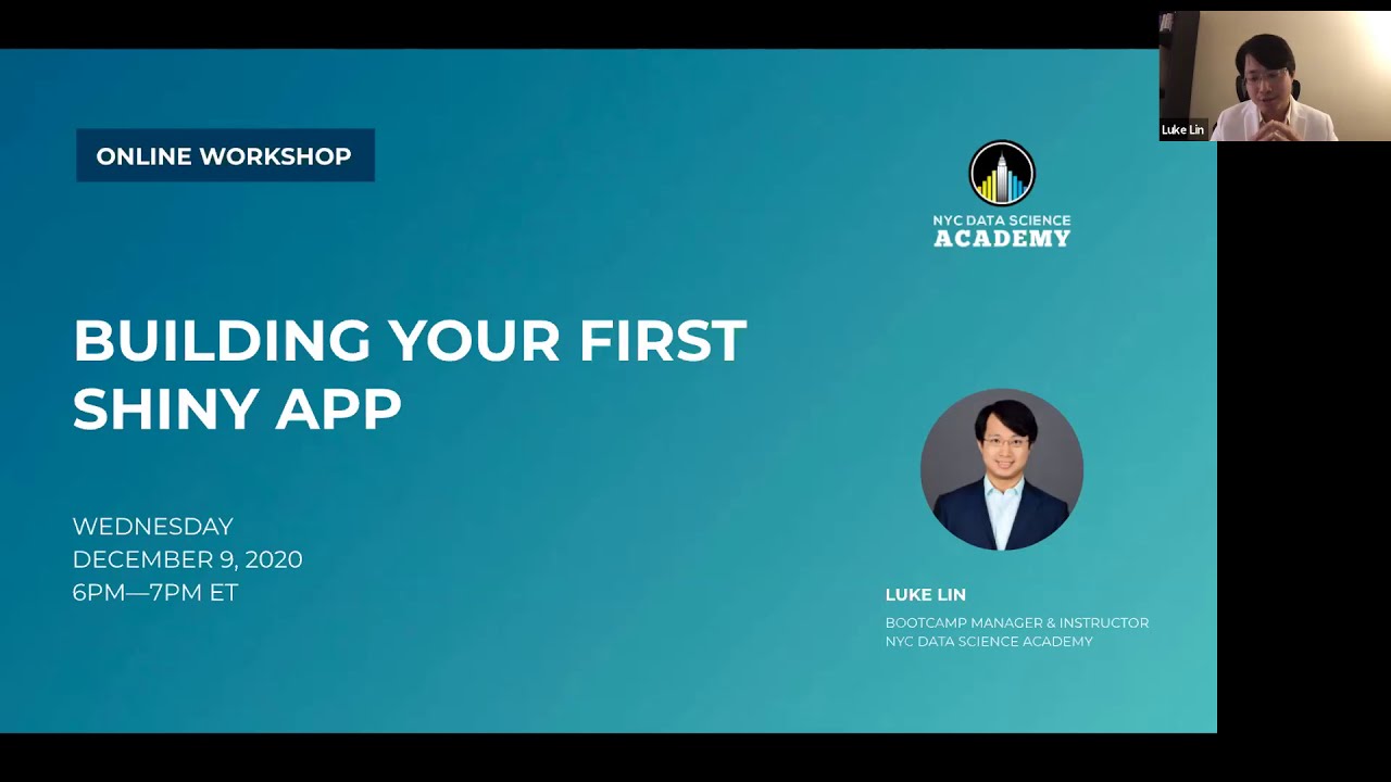 Building Your First Shiny App | NYC Data Science Academy