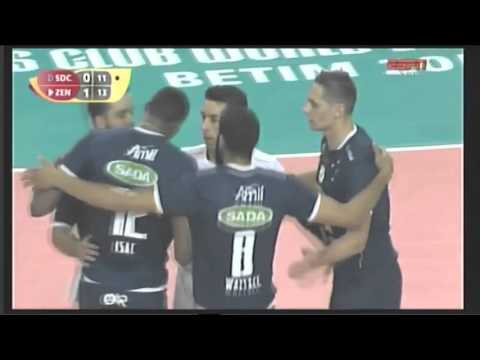 World Championship CWC 2015 Sada Cruzeiro x Zenit Kazan 2º set