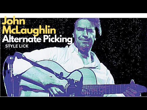 Alternate Picking John Mclaughlin Style EXERCISE.