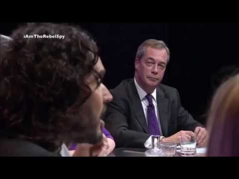 Question Time: Russell Brand DESTROYS Nigel Farage on Immigration 1