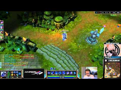 TSM Bjergsen Xerath vs Ahri [Challenger Ranked solo queue mid]