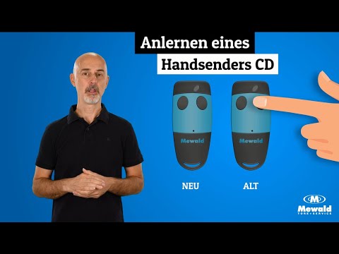Garagentor Funk Handsender CD selbst programmieren