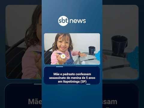 Mãe e padrasto confessam assassinato de menina de 5 anos em Itapetininga (SP) | #SBTBrasil