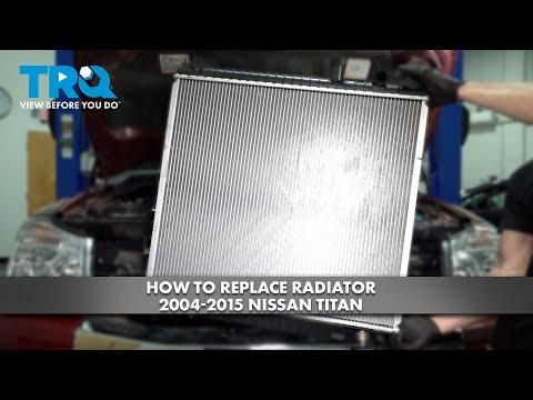 How to Replace Radiator 2004-2015 Nissan Titan