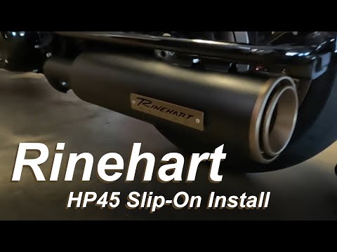 Installing Rinehart HP45 Mufflers on the 23 Road Glide ST