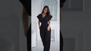 Bicotone Dámský elegantní overal 289-06 černá M 