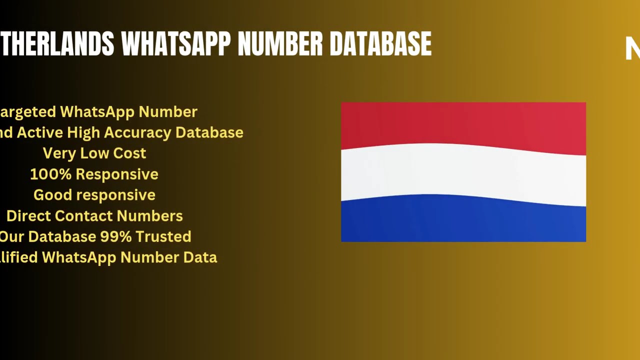 Netherlands WhatsApp Number Database For Marketing