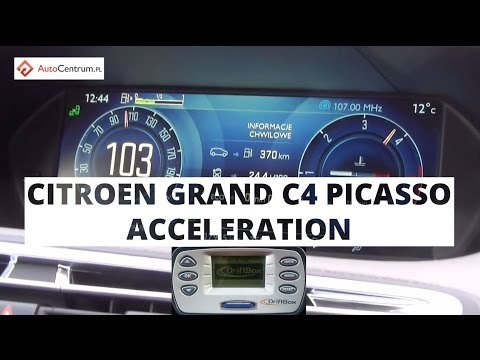 Citroen Grand C4 Picasso 1.6 HDI 115 PS - acceleration 0-100 km/h