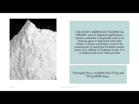 Calcium Carbonate Technical Grade