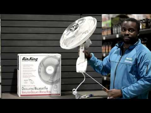Air King Oscillating Wall Mounted Fan