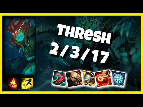 Thresh vs Alistar KOREAN Challenger SUPPORT (2/3/17) - v11.5