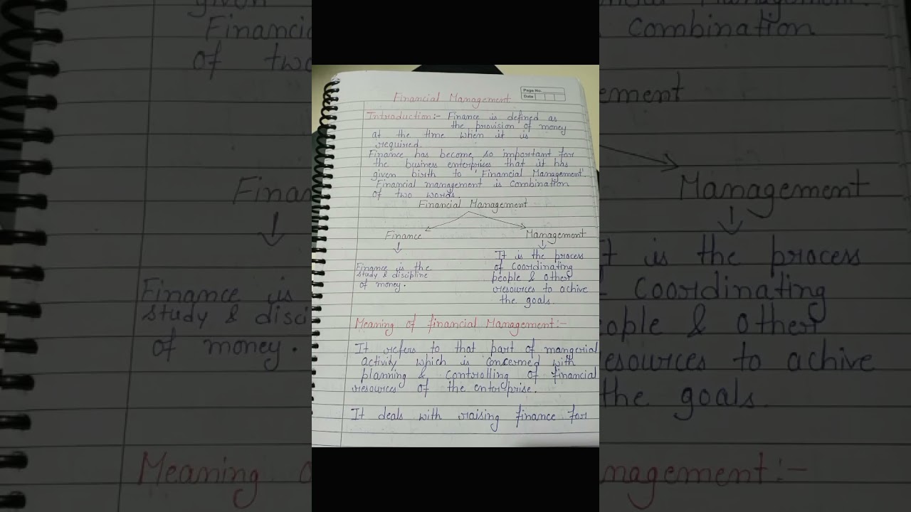 Financial Management # Meaning # Introduction #