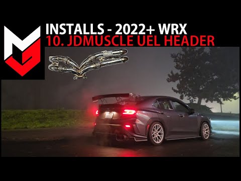 2022+ WRX JDMuscle UEL Header Install