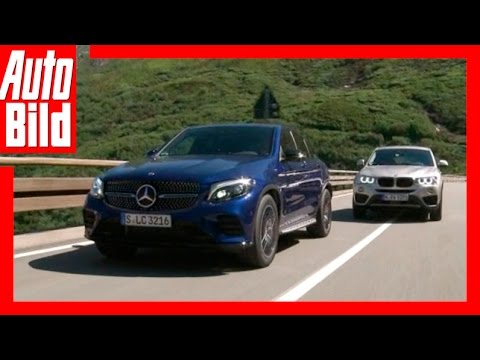 The SUV athletes / Mercedes GLC vs. BMW X4 Review / Driving report / Test / Comparison