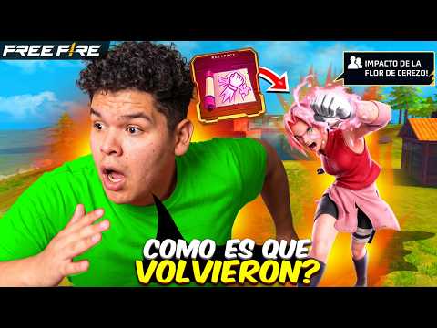 REGRESARON LOS JUTSUS DE NARUTO A FREE FIRE #freefire