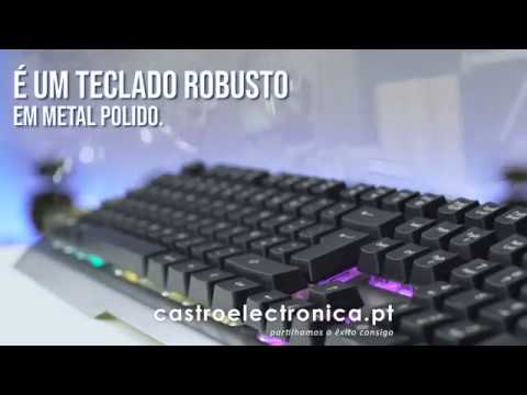 Teclado Gaming USB c/ Iluminação RGB - EWENT