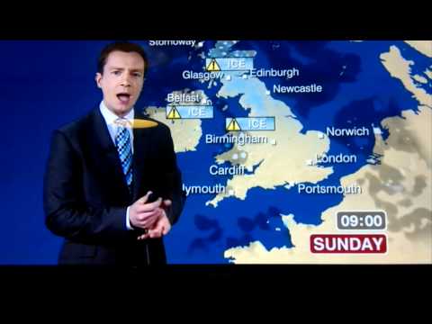 BBC weather man says "Bucket loads of cunt" live o