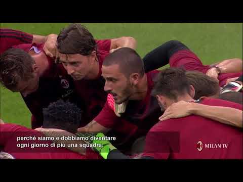 Milan Shkendija il discorso di Bonucci alla squadra è da brividi  Sky Sport