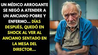 UN MÉDICO ARROGANTE SE NEGÓ A ATENDER A UN ANCIANO POBRE Y ENFERMO… DÍAS DESPUÉS, QUEDÓ EN SHOCK...