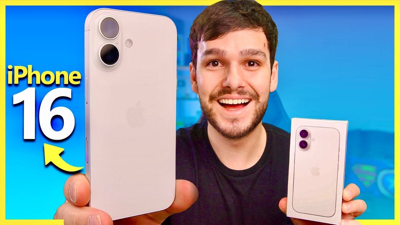 FINALMENTE CHEGOU MEU IPHONE 16