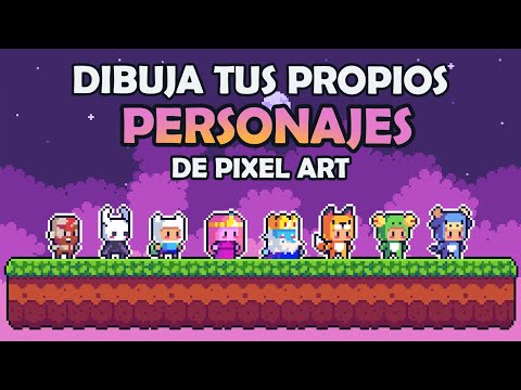 COMO HACER PERSONAJES PIXEL ART (Personajes 32x32 para un videojuego)