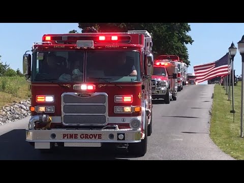 Apparatus Leaving Lebanon County Firefighters Parade 2018