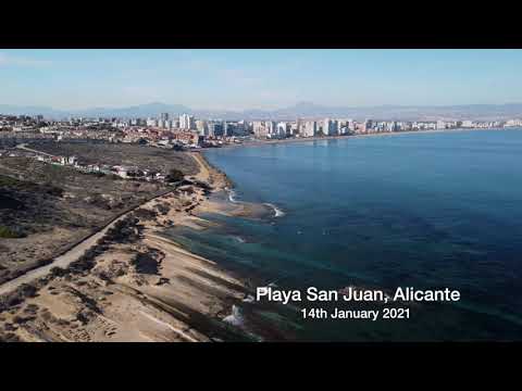 DJI Mini 2 over Play San Juan, Alicante