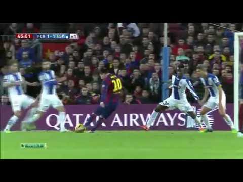 Lionel Messi Goal (1-1) vs Espanyol (Home) (La Liga) 14-15 HD 720p