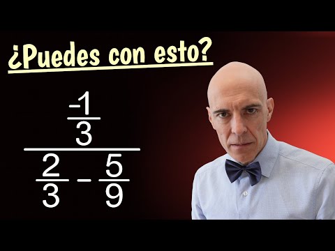 CÓMO HACER OPERACIONES CON FRACCIONES COMPLEJAS. Matemáticas Básicas