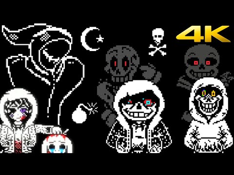 murder time nonuplet Phase 1-3 ● 4K 60fps ● | Undertale FanGame