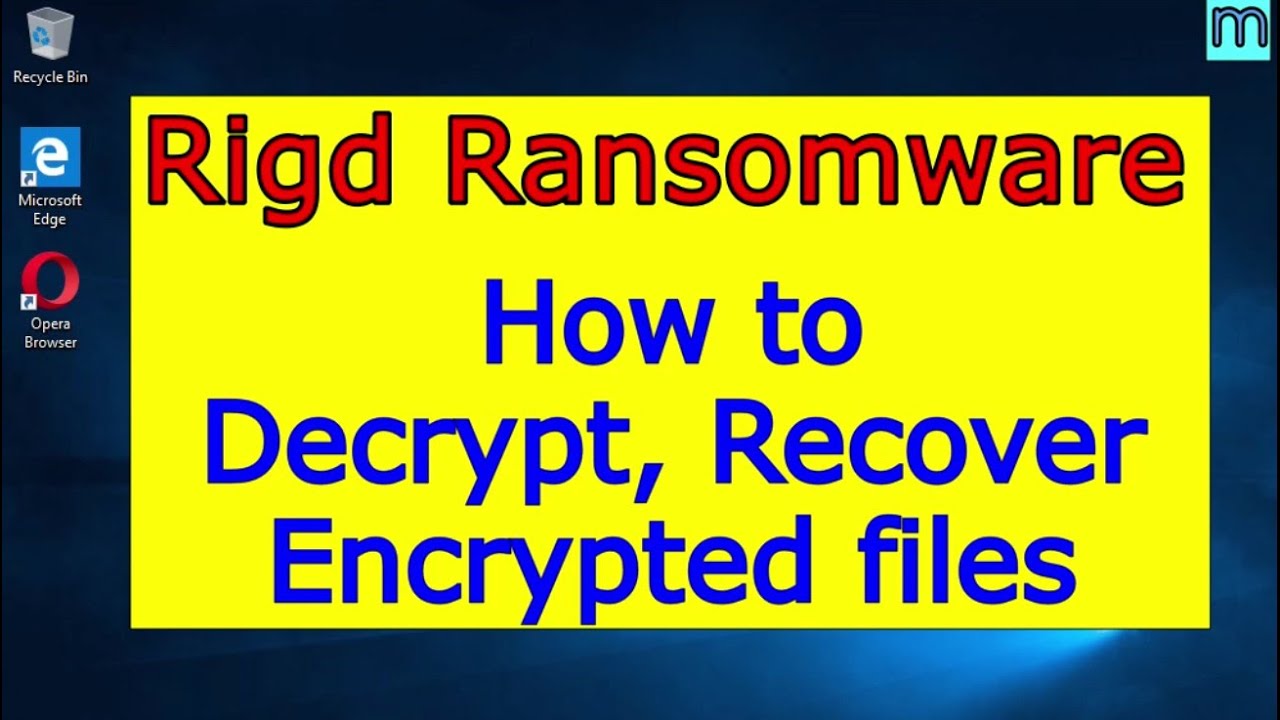 Rigd virus (ransomware). How to decrypt .Rigd files. Rigd File Recovery Guide.
