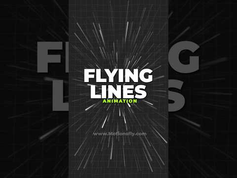 Creating Speed Line Animation in After Effect 🔥 @MotionsFly
