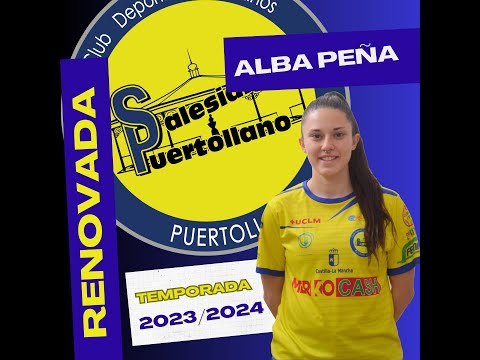 Renovación Alba Peña CD Salesianos Puertollano. Temporada 23/24
